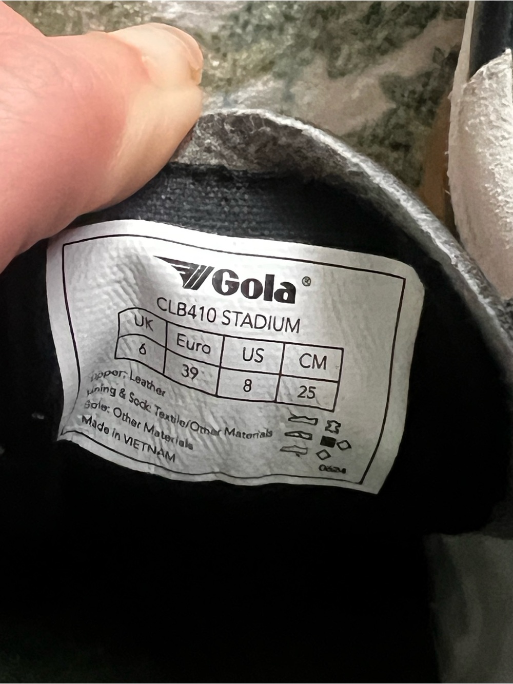 GOLA X ANTHROPOLOGIE Stadium Sneakers Ribbon Lace Size 8 - Picture 4 of 5